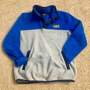 Eddie Bauer Blue and Gray Men's Sweater